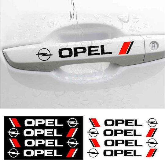 Autocolante Sigle Auto Opel pentru Jante Auto în Culoarea Alb 4buc