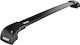 Thule Μπάρες Οροφής Αλουμινίου Wingbar (Σετ με πόδια) Μαύρες