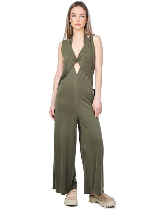 Zoya Women's Sleeveless One-piece Suit Khaki