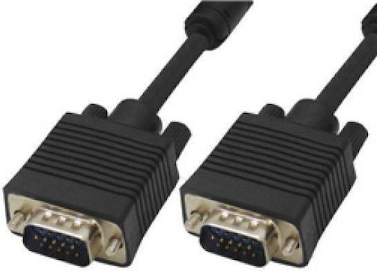 Autonics Cable VGA male - VGA male Μαύρο 10m (04.001.0389)