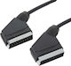 Cable Scart male - Composite male 1.5m Black RCA-1.5