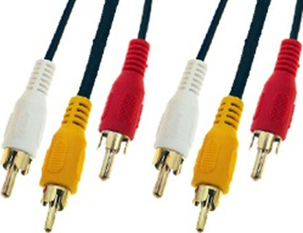 Kabel Komposit-Männchen - Komposit-Männchen 3m (RC022G-3M)