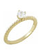 Savvidis Single Stone from Gold 14K