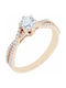 Savvidis Single Stone from Rose Gold