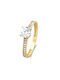 Single Stone from Gold 14K