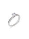 Single Stone from White Gold 14K