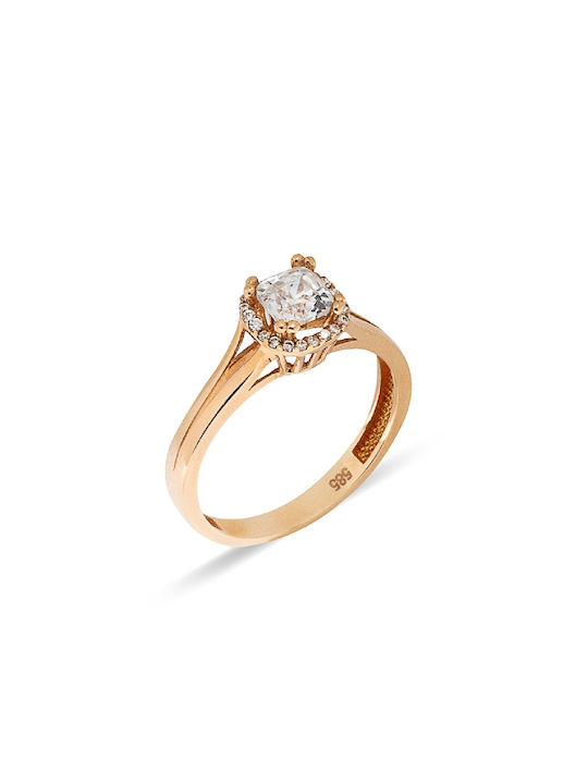 Single Stone from Gold 14K