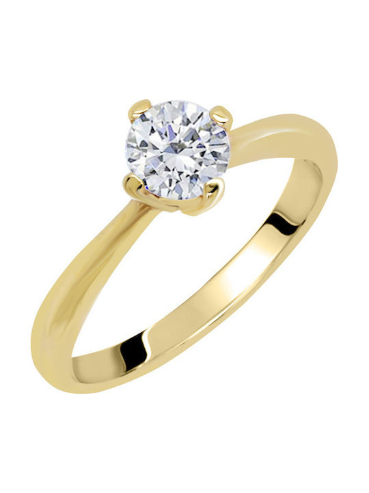 Single Stone from Gold 14K