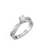 Single Stone from White Gold 14K