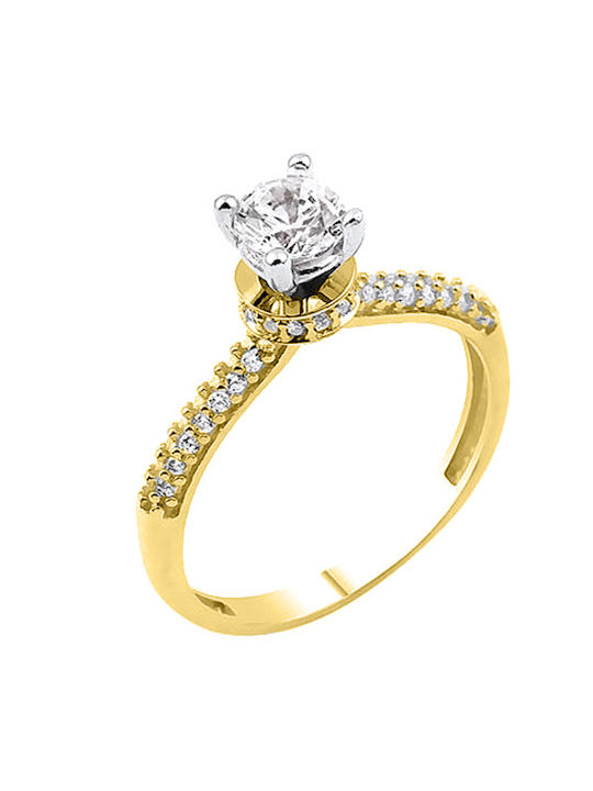 Single Stone from Gold 14K