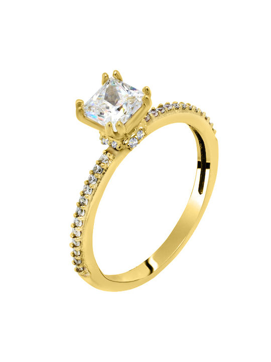 Single Stone from Gold 14K