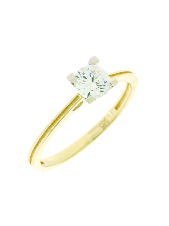 Single Stone from Gold 14K