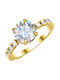 Single Stone from Gold 14K