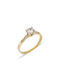 Single Stone from Gold 14K