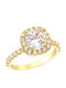 Einzelstein aus Gold 14K