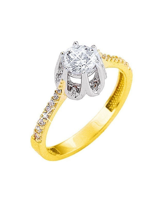 Single Stone from Gold 14K