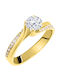 Single Stone from Gold 14K