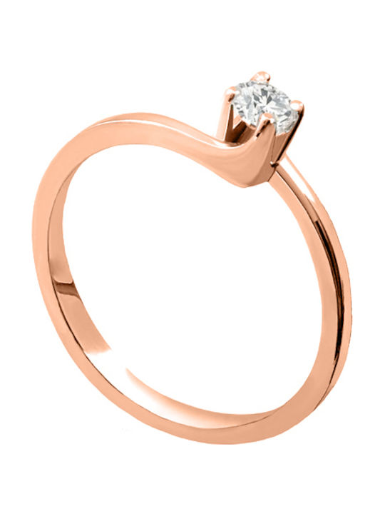 Single Stone from Rose Gold