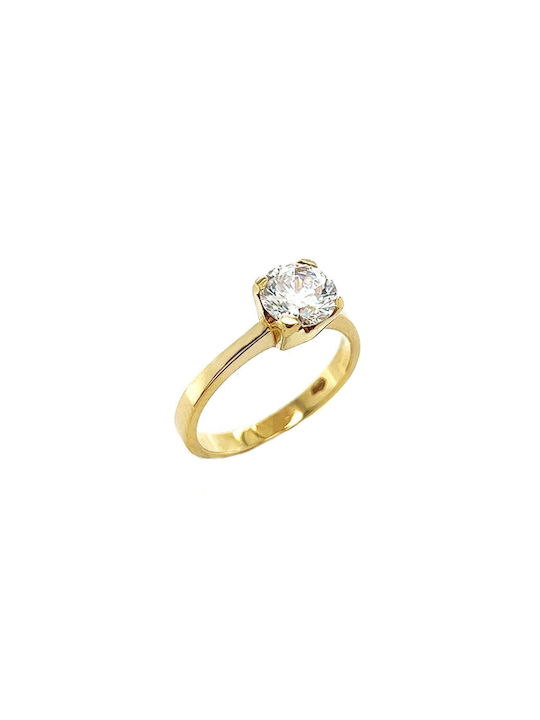 Single Stone from Gold 14K