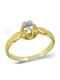 FenixJewelry Единичен камък от Злато 14K с Диамант