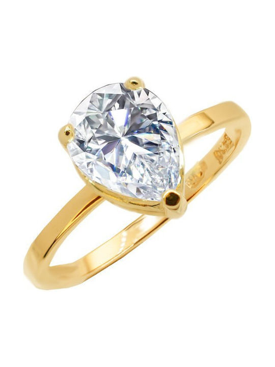 Single Stone from Gold 14K