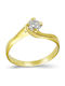 FenixJewelry Single Stone from Gold 14K with Diamond