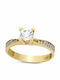Goldjewels Inel Solitar din Aur 14K