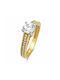 Single Stone from Gold 14K