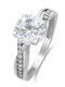 Goldjewels Μονόπετρο από Λευκόχρυσο 14K με Ζιργκόν