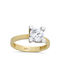 Single Stone from Gold 14K