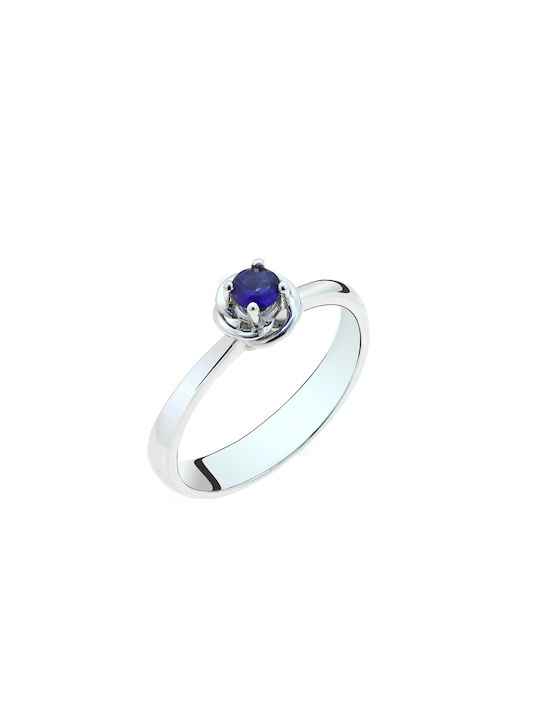 Single Stone from White Gold 18K