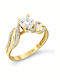 Eforo Единичен камък от Злато 14K