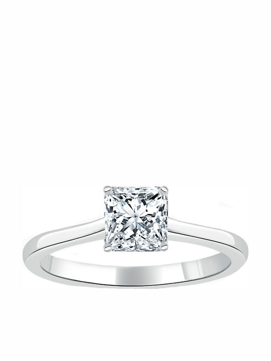 JT Single Stone Ring Made of Silver