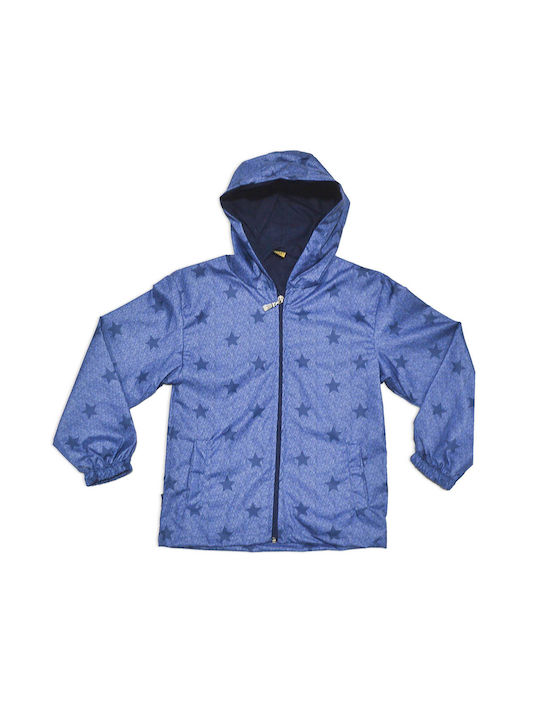 Else Windproof Boys Casual Jacket Blue with Ηood