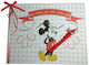 Day4you Cartea de Oaspeți Lucrată Manual cu Temă Mickey din Carton