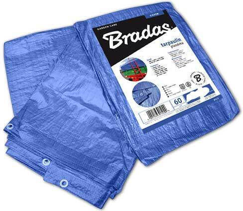 Bradas Impermeabil Prelată 60gr/m² 1.5x8m. Tip de lumină Albastru