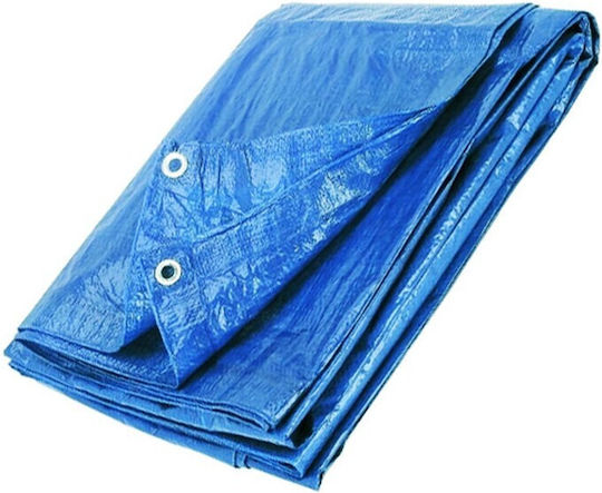 Benson Wasserdicht Plane 65gr/m² 6x4m. Licht Typ Blau
