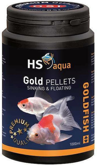 HS Aqua Goldfish Food Granules with Spirulina 1000ml