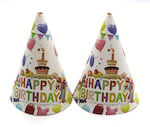 Party Hats Happy 6pcs Π065507