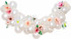 Meri Meri Partydekorationen Girlande Blumen 23cm