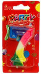 Birthday Candle Number "7" Multicolored 727110