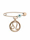 Chrilia Kinder Sicherheitsnadel aus Gold 14K