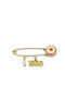 Goldsmith Kids Gold Plated Silver Safety Pin Charm for Girl