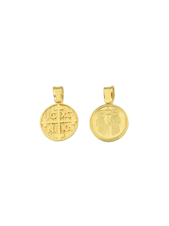 Pendant Kids Talisman Double Sided from Gold 9K M663K-0