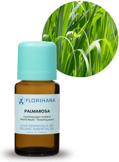 Florihana Βιολογικό Αιθέριο Έλαιο Παλμαρόζα 15ml
