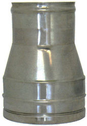 Chimney Reducers Inox 80mm Silver