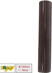 Chimney Chimney Tube Enamel 120mm Brown