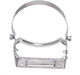 Spiroduct Stützpunkt Rauchrohr Inox 80mm Silber