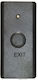 Complete Wall Push Exit Button with Frame Silver EB005