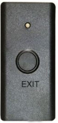 Complete Wall Push Exit Button with Frame Silver EB005